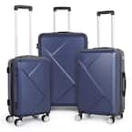 HIKOLAYAE Marathon Lakeside Nested Hardside Luggage Set in Slate Blue ...