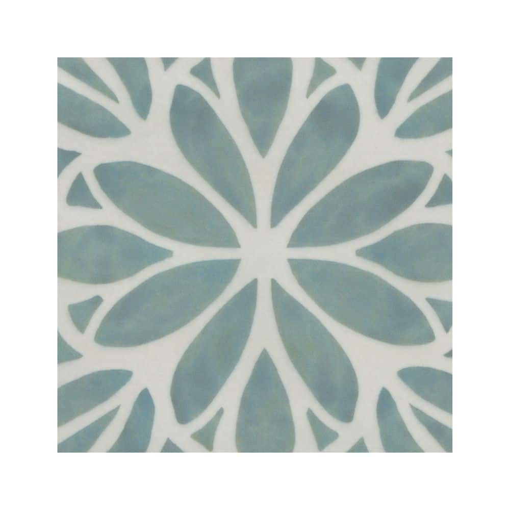 Oasis Watercolor 6 in. x 6 in. Glossy Porcelain Wall Tile (10.64 sq. ft./Case) price history on PriceWatchPro