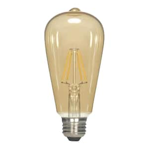 60-Watt Equivalent Vintage ST19 Dimmable LED Light Bulb