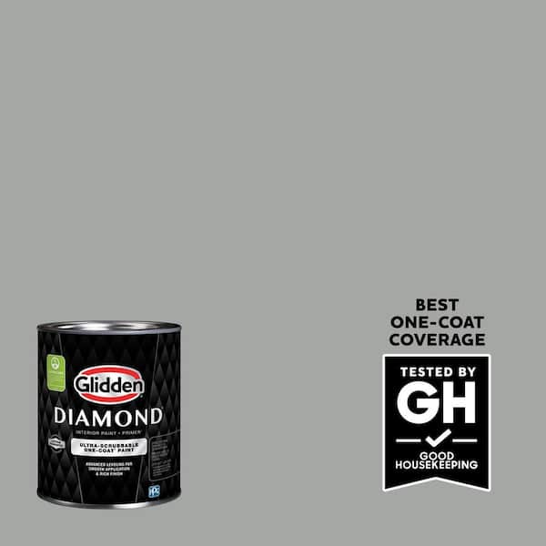 Glidden Diamond 1 qt. #PPG1010-4 Stepping Stone Eggshell Interior Paint with Primer
