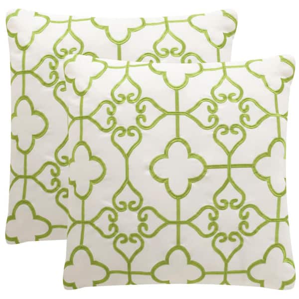Safavieh Nadia Soleil Square Outdoor Throw Pillow (Pack of 2)