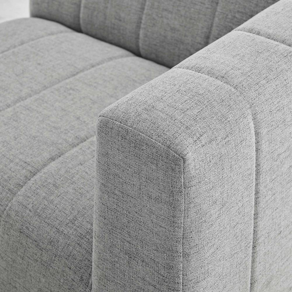 Bartlett 42" Light Gray Soft Fabric Right-Arm Lounge Chair