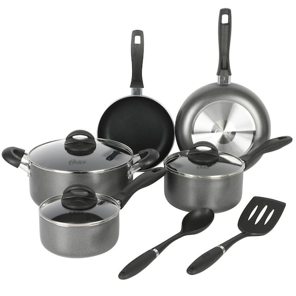 Oster Clairborne 10Piece Nonstick Aluminum Cookware Set 985119531M