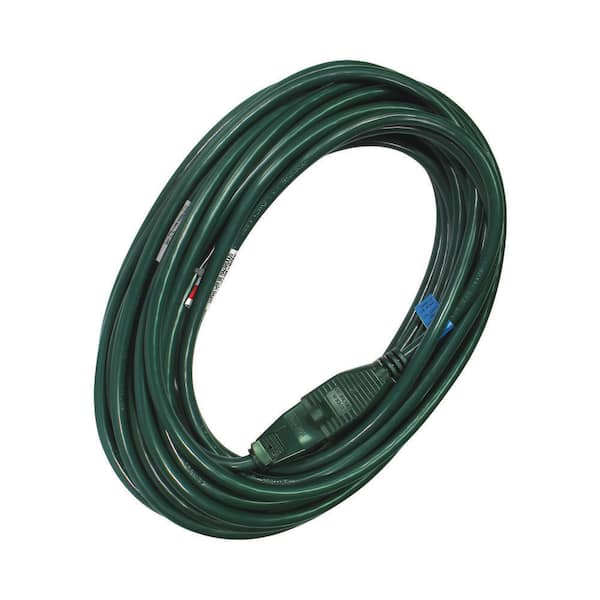 40 ft. L 16 / 3 Gauge Indoor/Outdoor Extension Cord Green