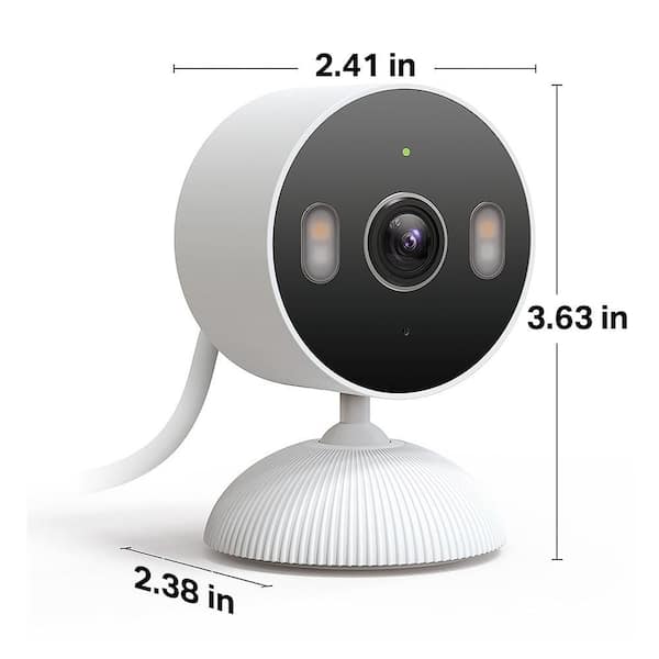 TP-LINK Tapo 2k Indoor/Outdoor Plug-In Security Camera with SD
