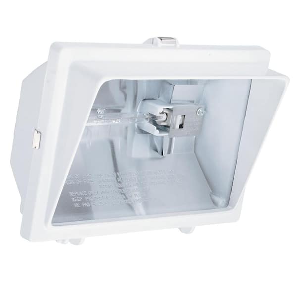 Lithonia Lighting 1-Lamp White Outdoor Flood Light