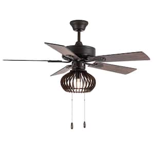 Ashland 42 in. Indoor LED Oil Rubbed Bronze Ceiling Fan with Light Kit