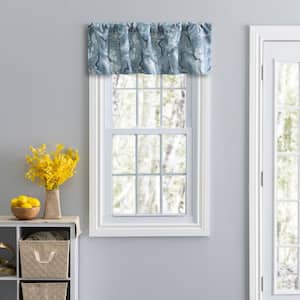 Crystal 15 in. L Polyester Tailored Valance in Blue