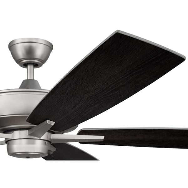 Super Pro 60 in. Indoor Dual Mount Heavy-Duty, 3-Speed Reversible Motor Ceiling Fan in Brushed Satin Nickel Finish