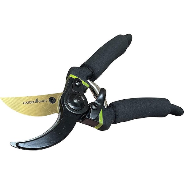 GARDEN GURU Soft Grip Garden Pruning Shears Scissors Clippers