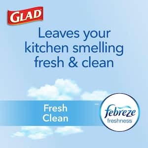 Force Flex 13 Gal. Tall Kitchen Drawstring Fresh Clean Scent with Febreze Freshness Trash Bags (40-Count) (3-Pack)