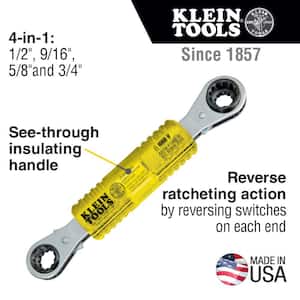 Lineman's Insulating 4-in-1 Box Wrench