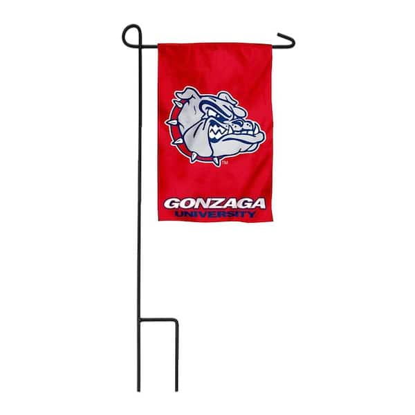 1 ft. x 1-1/2 ft. Gonzaga University 2-Sided Garden Flag with 3-2/3 ft. Metal Flagpole