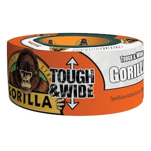 2.88 in. x 25 yd. White Tough and Wide Duct Tape (4-Pack)