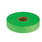 1 in. x 600 ft. Lime Green Flagging Tape