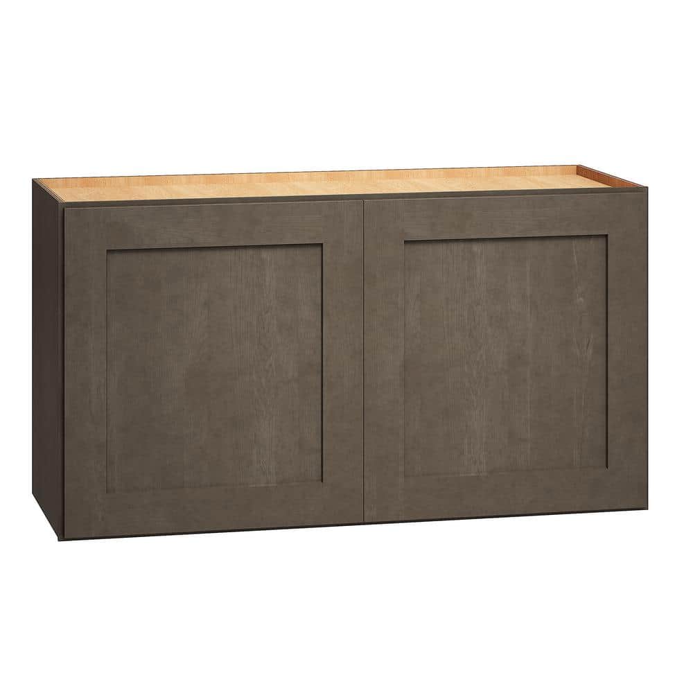 QuickShip Cottage 33 in. W x 12 in. D x 18 in. H Assembled Plywood Shaker Wall Bridge Kitchen Cabinet in Fieldstone price history on PriceWatchPro