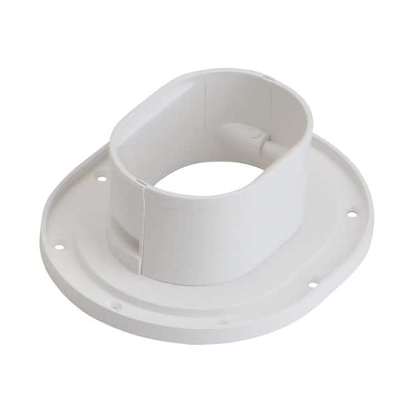 Fortress Lineset Covers 3.5 in. Wall Flange, White 92