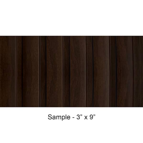 Take Home Sample - Large Slats 1/2 in. x 0.25 ft. x 0.75 ft. Wenge Brown Glue-Up Foam Wood Wall Panel (1-Piece/Pack)