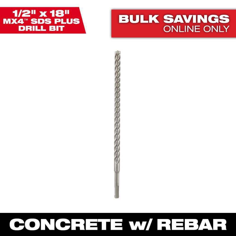 1/2 in. x 18 in. 4-Cutter SDS-PLUS Carbide Drill Bit price history on PriceWatchPro