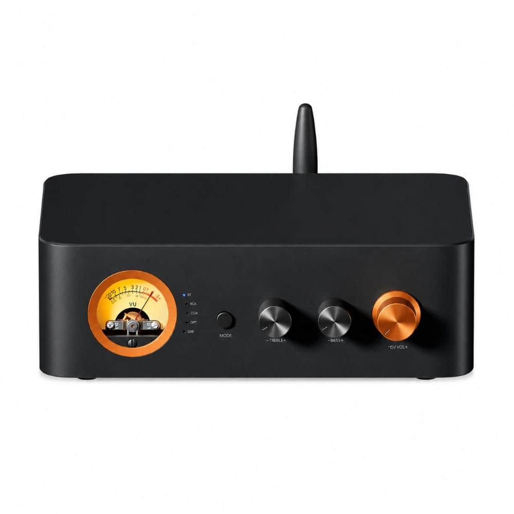 2.1 channel home audio integrated signal amplifier with DAC and Bluetooth USB optical coax inputs