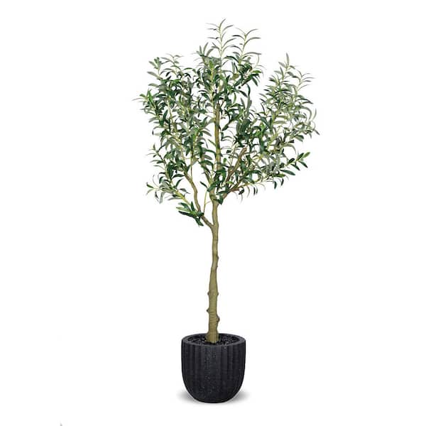 Unbranded Botanical 6 ft. Artificial Olive Tree in Pot