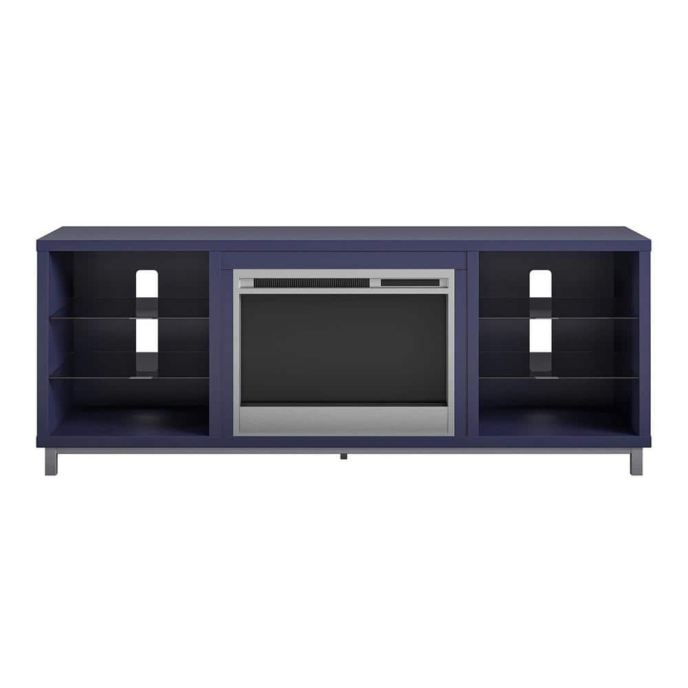Cleavland Deluxe 64.75 in. Freestanding Electric Fireplace TV Stand for TVs