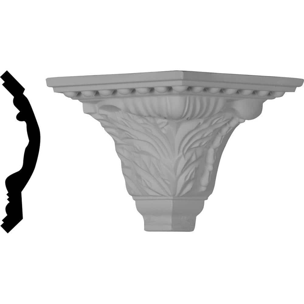 White Polyurethane Decorative Outside Corner Crown Moulding