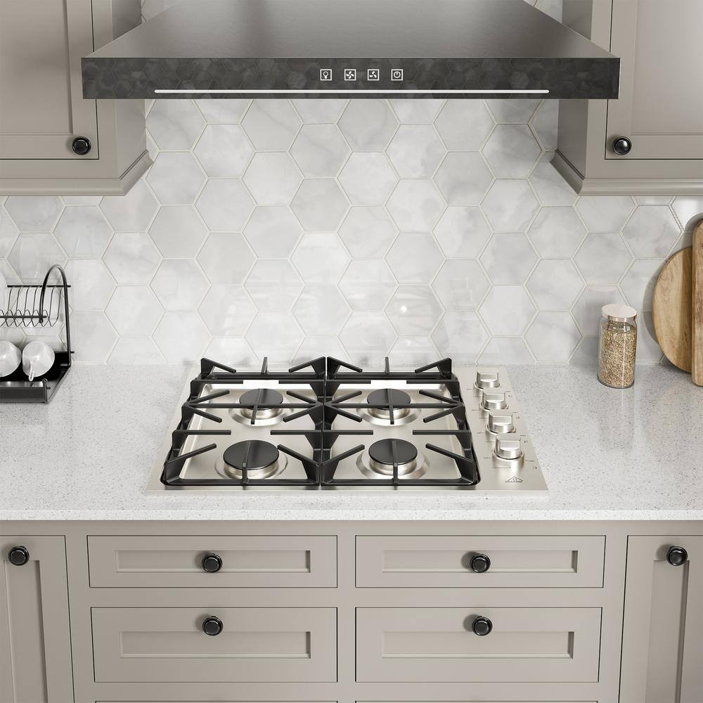 Ge 30" Gas Cooktop with 4 Burners