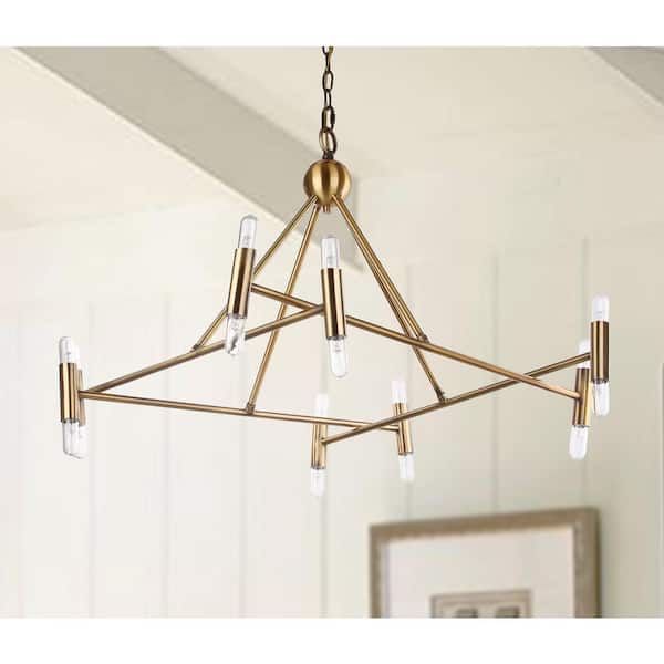 Hegarty 16-Light Gold Sputnik Chandelier Lighting