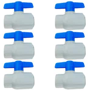 3/4 in. Slip x Slip CPVC Schedule 80-Ball Valve (6-Pack)