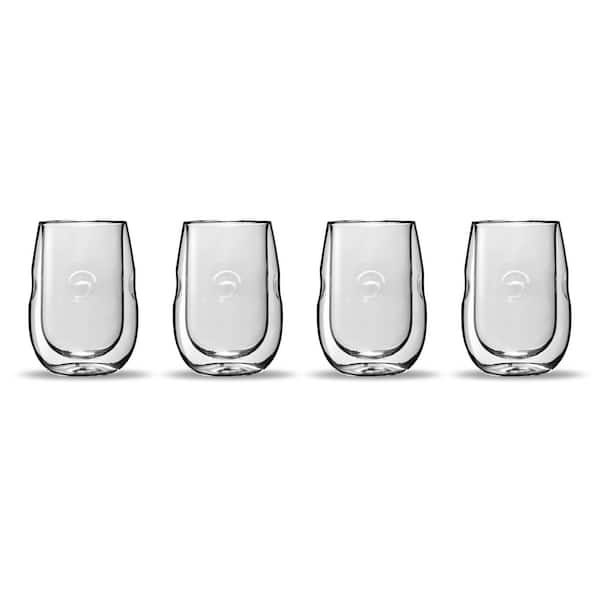 Ozeri Moderna Artisan Series Double Wall Insulated Wine and Beverage Glasses  (Set of 4) DW10W-4 - The Home Depot