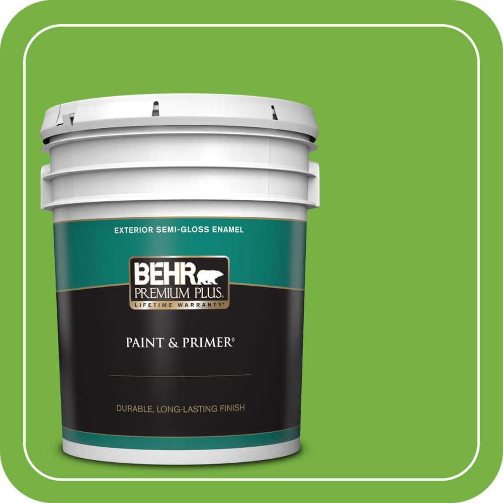 5 gal. #S-G-430 Sparkling Apple Semi-Gloss Enamel Exterior Paint & Primer price history on PriceWatchPro