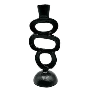 Aluminum Chain bridge Black Candle holder