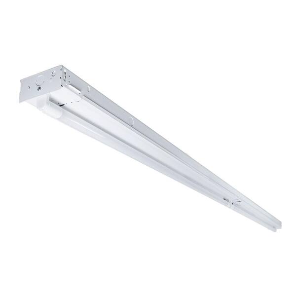 Envirolite 8 Ft T8 Led White Strip Light Fixture 4000k St703t3540 T8 Led White Strip Light Fixture, T8 Led Light Fixtures Home Depot Usa