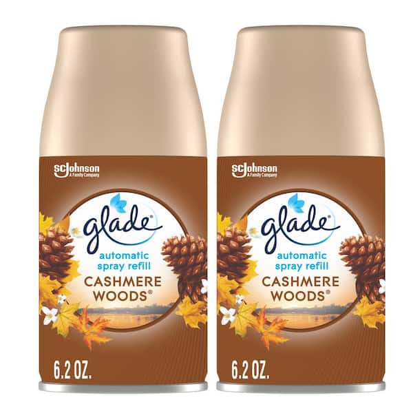 Glade 6.2 oz. Cashmere Woods Automatic Air Freshener Refill (2-Count)