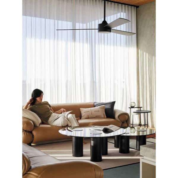 Climate III 52 in. Black DC Ceiling Fan