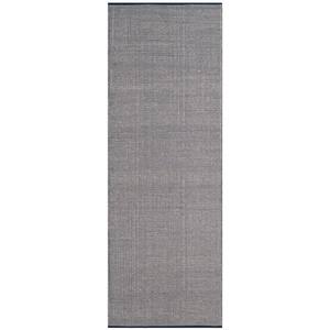 Ottomanson Softy Bath Rug Collection Washable Non-Slip Rubberback Solid 2x8  Indoor Runner Rug, 2 ft. 2 in. x 8 ft., Navy SFT870016-2X8 - The Home Depot