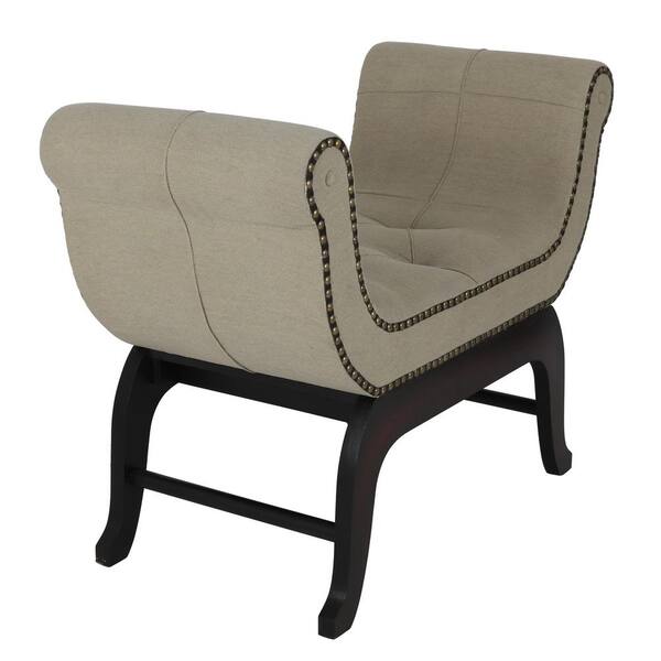 Decor Therapy Lacoste Off-White Bench