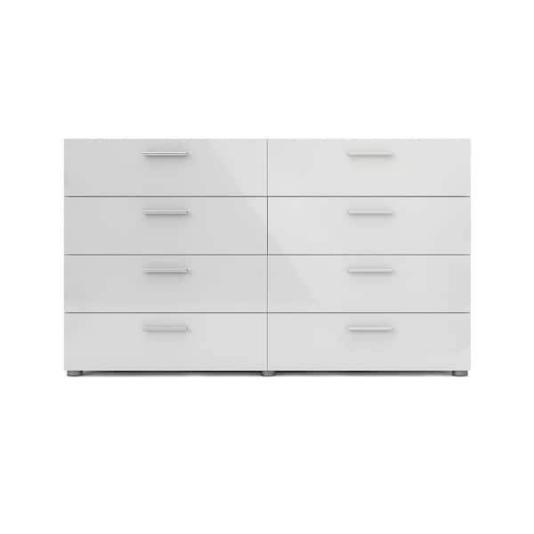 Tvilum white deals 8 drawer dresser