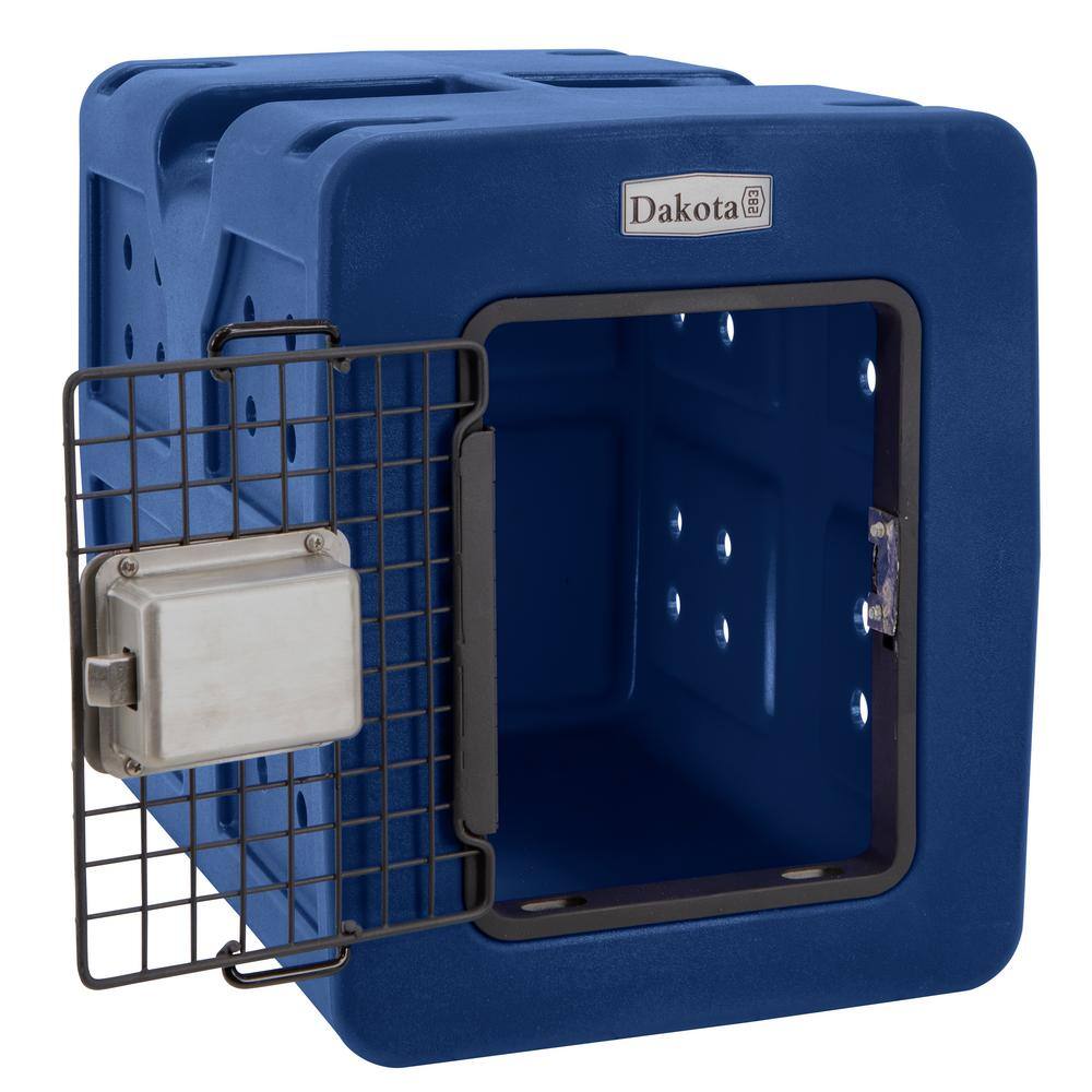 Extra Large Blue Durable Dog Kennel with Secure Lock