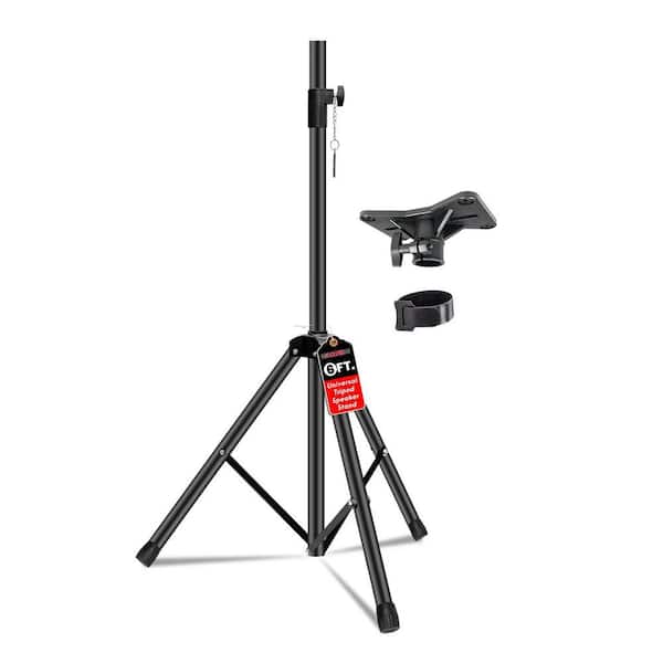 Adjustable 40-72 in. Speaker Stand Tripod for PA/DJ Monitors-1-Pack, Black