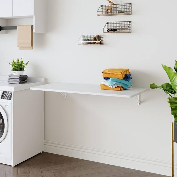 PRIMROSE CARNATION LLC 22 in. W x 45 in. D White Wall Mounted ...