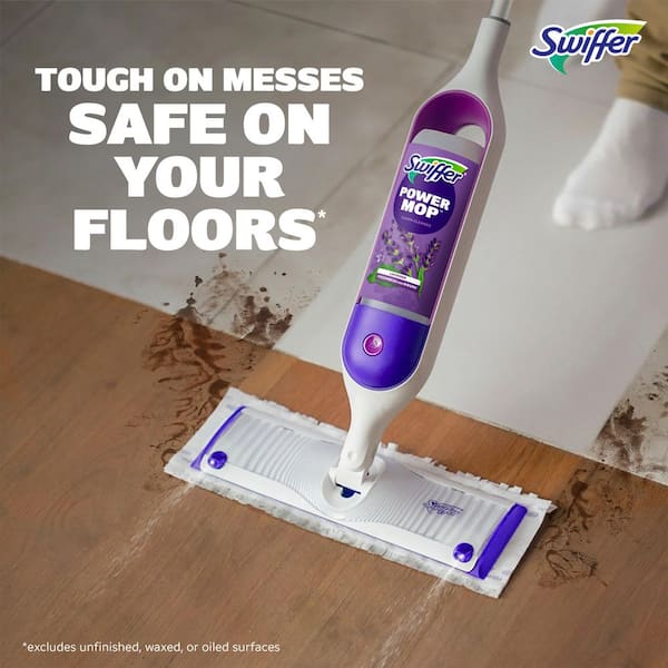 Power Mop Mopping Refill Kit(5-Mopping Pads, 1 Lavender Cleaning Solution)