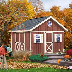 Fairview 12 ft. x 12 ft. Wood Storage Shed Kit