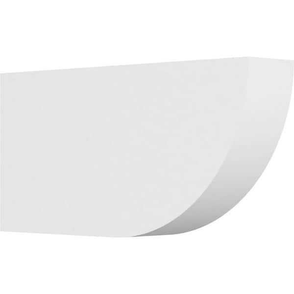 Ekena Millwork 4 in. x 10 in. x 20 in. Standard Durham Architectural Grade PVC Rafter Tail Brace