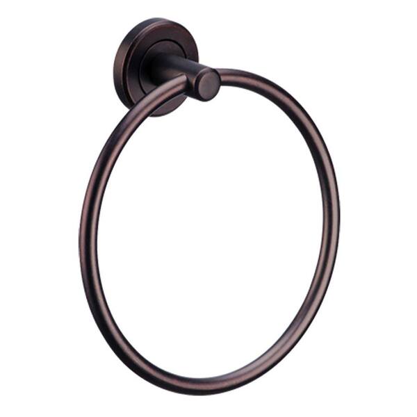 Gatco Latitude II Towel Ring in Bronze-DISCONTINUED