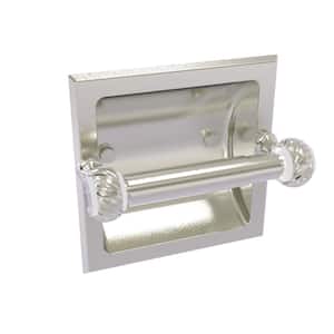 Pacific Grove Collection Recessed Toilet Paper Holder with Twisted Accents in Satin Nickel