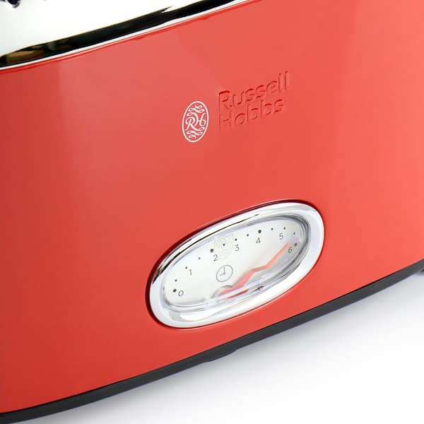 Russell Hobbs 18951 Colours 2 Slice Toaster - Red 220V NOT FOR USA