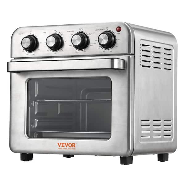 VEVOR 7-IN-1 Air Fryer Toaster Oven, 18L Convection Oven, 1700W Stainless  Steel Toaster Ovens Countertop Combo KQZKX18L1800WQQ77V1 - The Home Depot