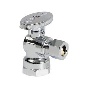 1/2 in. FIP Inlet x 3/8 in. O.D. Compression Outlet Multi Turn Angle Stop Valve